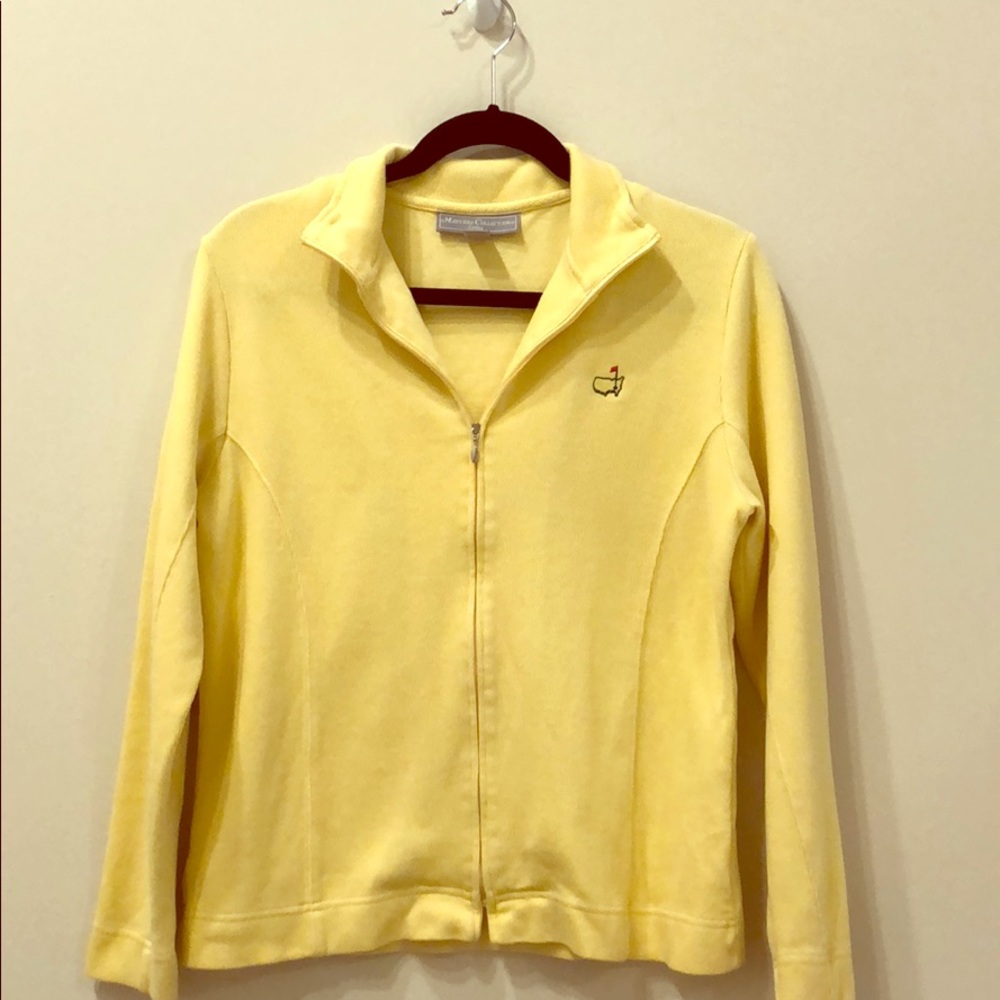 Masters Collection Ladies Yellow Zip Up